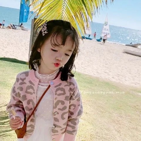 女童开衫毛衣洋气男童儿童春装韩版薄款婴儿针织开衫宝宝外套春秋