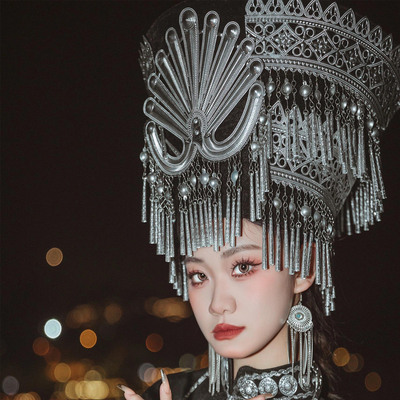 2025夏季新款网红同款彝族头饰女