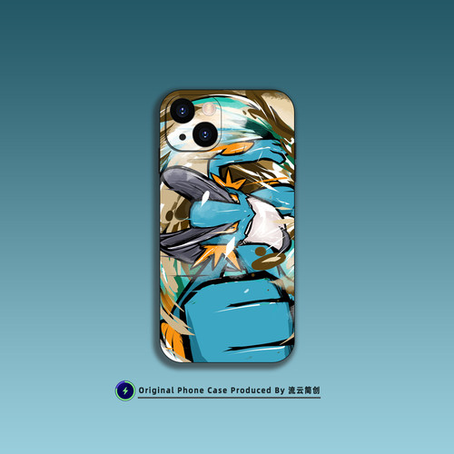 巨沼怪宝可梦手绘手机壳适用小米iPhone14玻璃13磨砂12液态硅胶11苹果15promax华为oppo全包vivo安卓防摔软壳