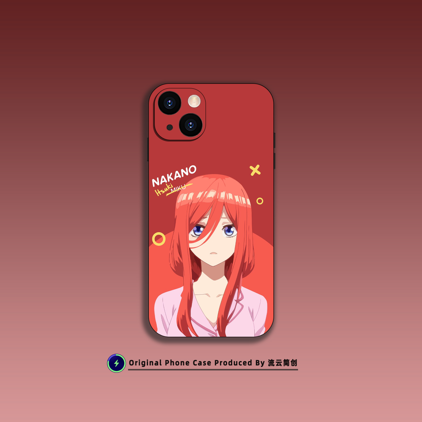 五等分的花嫁手机壳适用于苹果16小米14华为VIVO一加15液态硅胶OPPO红米K90动漫二次元Air磁吸iPhone17ProMax