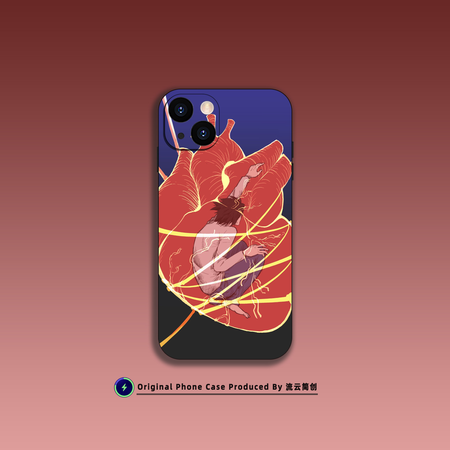 死亡笔记L艺术手机壳适用于苹果16小米OPPO动漫二次元15红米K90华为VIVO液态硅胶Air透明磁吸iPhone17ProMax