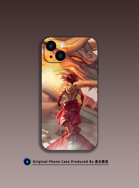 路飞背影海贼王手机壳适用苹果16小米15华为Air动漫艺术VIVO液态硅胶14红米K80透明OPPO13磁吸iPhone17ProMax