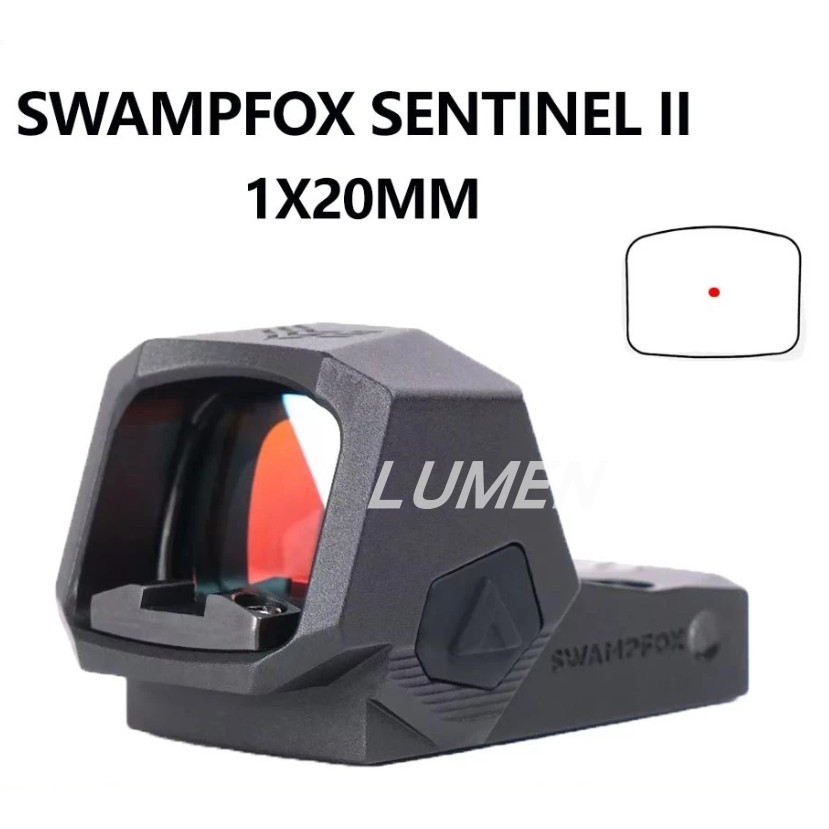 Swampfox哨兵二代1倍RMsc运动感应抗震防水高透无功能弓弹观鸟镜