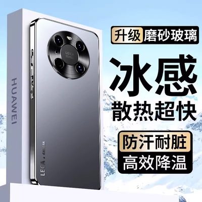 华为mate40pro电镀磨砂玻璃防摔