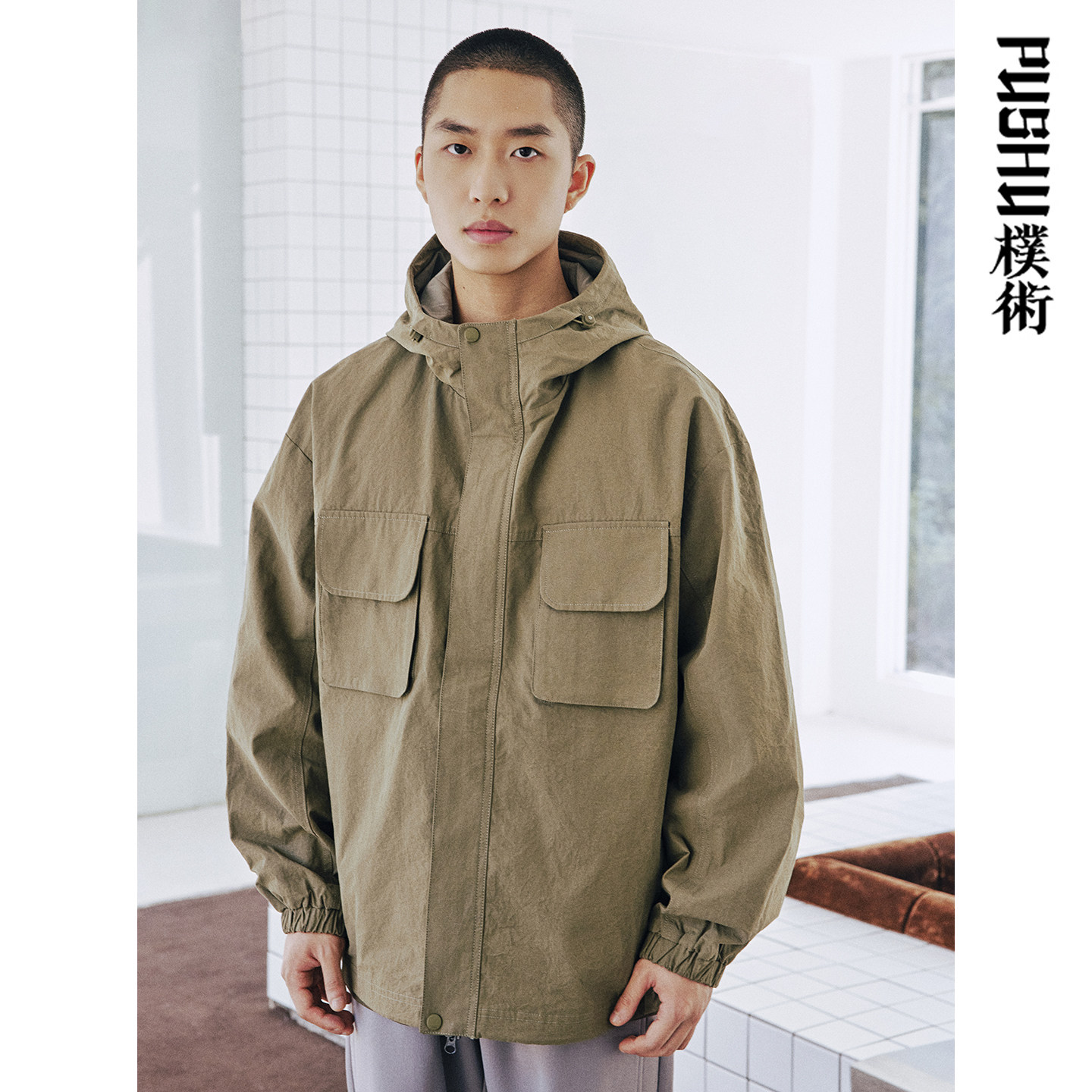 朴术春秋季日系风连帽夹克外套
