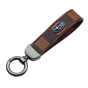 斯巴鲁钥匙扣新款森林人傲虎XV力狮brz车男女创意高档钥匙链扣圈