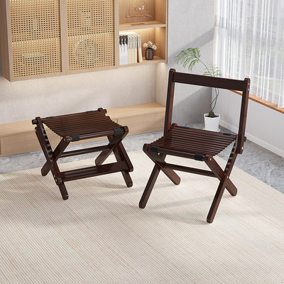 折叠小凳子小椅子家用靠背矮凳子