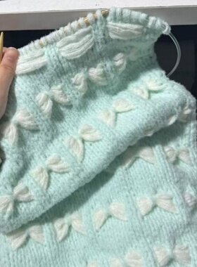 围巾手工diy毛线送女生材料包毛线蝴蝶结牛奶慕斯云朵棉棉特色线