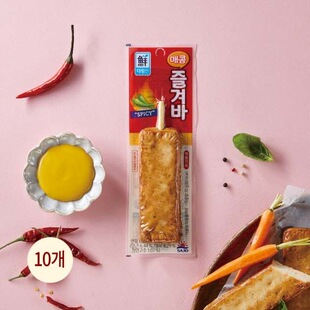 韩国思潮大林海鲜辣味鱼饼串海鲜味鱼饼串开袋即食小零食