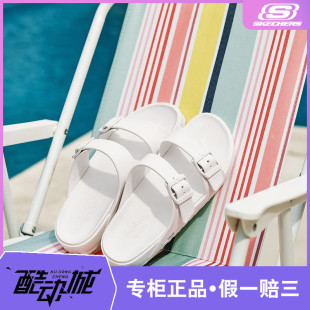 2024新款 春夏季 泡泡鞋 111590 Skechers斯凯奇女鞋 厚底凉鞋 外穿拖鞋