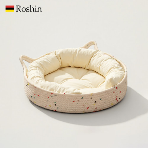 Roshin藤编凉窝猫抓板可拆洗