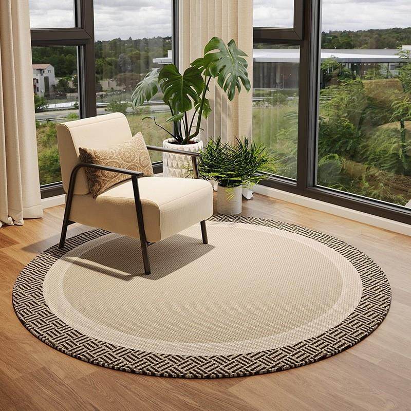 圆形地毯卧室电脑椅子地垫客厅沙发转椅阳台垫子家用书房摇椅脚垫,居家布艺,地毯,淘宝优惠券,粉丝福利购,淘宝优惠卷