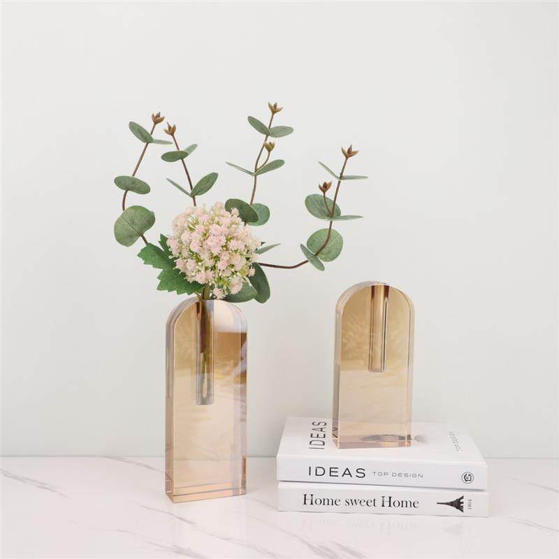 北欧简约水晶拱门花器摆件客厅卧室茶几玄关电视柜样板房家居饰品,特色手工艺,其他特色工艺品,淘宝优惠券,粉丝福利购,淘宝优惠卷