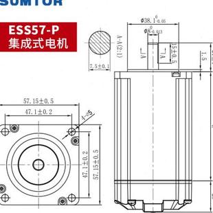 驅(qū)動器編碼 三拓1.8Nm高速57閉環(huán)步進伺服電機套裝 器一體機Nema23