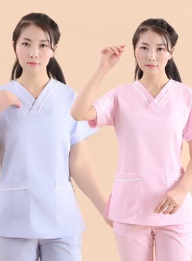 洗手刷短款牙医月嫂母婴护士服