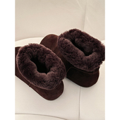 SD241082XZ8JX 中筒平底保暖雪地靴