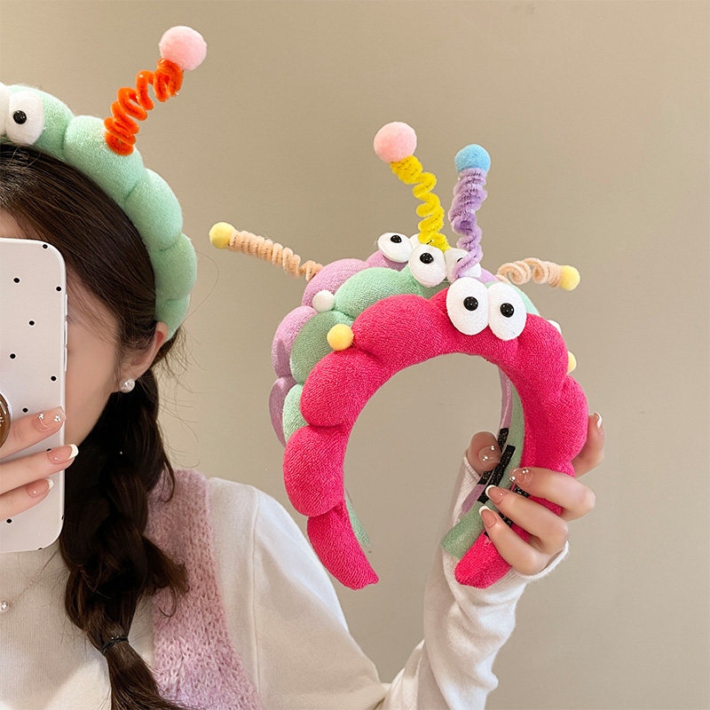 发箍可爱趣味大眼仔防滑洗脸头箍