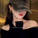 秋冬金色三层耳环耳圈2024新款 小众高级感耳钉气质百搭耳饰 爆款