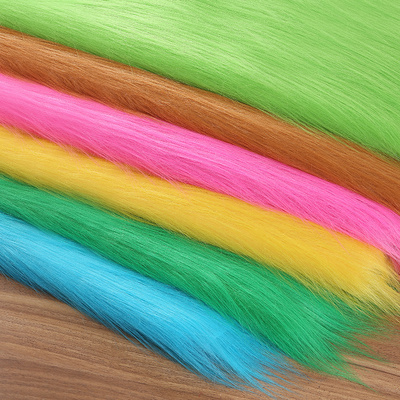 12cm长毛绒布料人造毛皮草布料cosplay玩具布料兽装毛毛玩偶面料