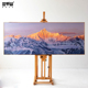 手绘日照金山油画挂画客厅沙发装 牧夏 梅里雪山卡瓦格博峰 饰画