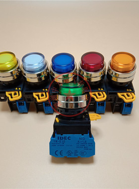 原装IDEC和泉带灯按钮开关YW4L-M2E11Q4G 20Q4G 02Q4G/R/Y/S/A/PW