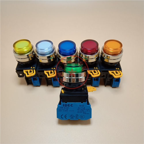 原装IDEC和泉带灯按钮开关YW4L-M2E11Q4G 20Q4G 02Q4G/R/Y/S/A/PW