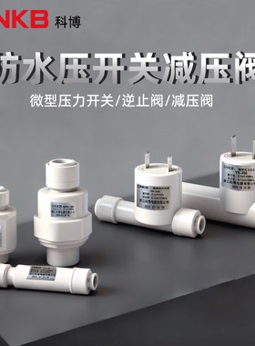 CNKB科博净水器通用高压开关双向逆止阀减压阀家用厨房控制配件