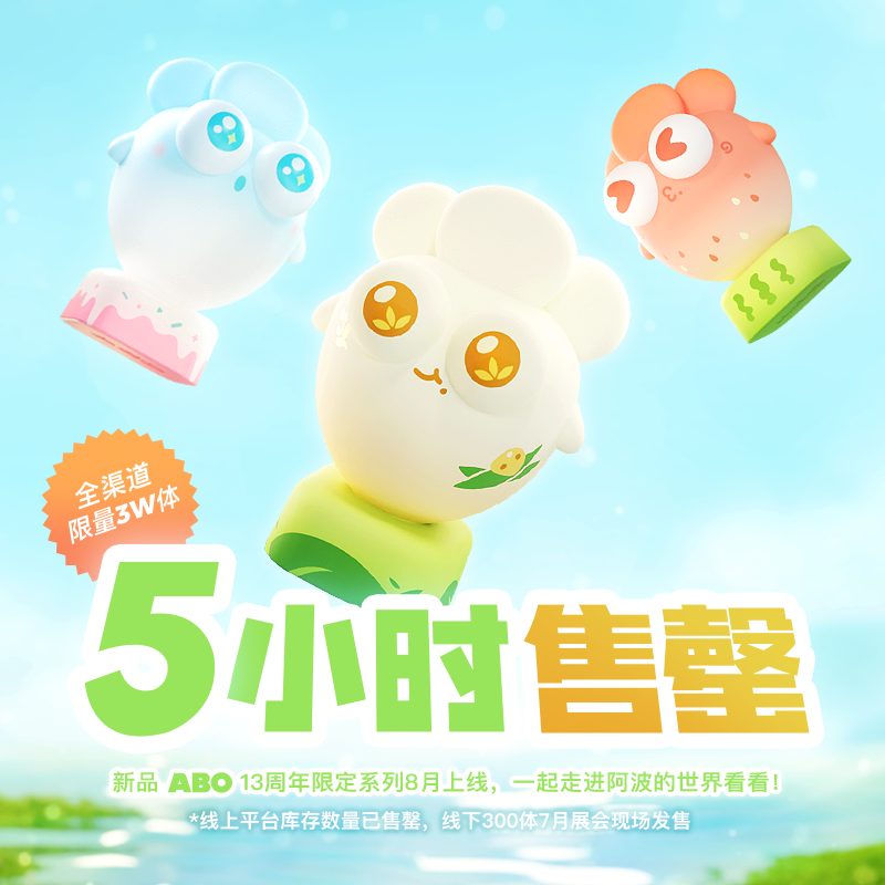 【售罄停产仅展示】保卫萝卜ABO-15夏午茶系列限定盲盒手办公仔