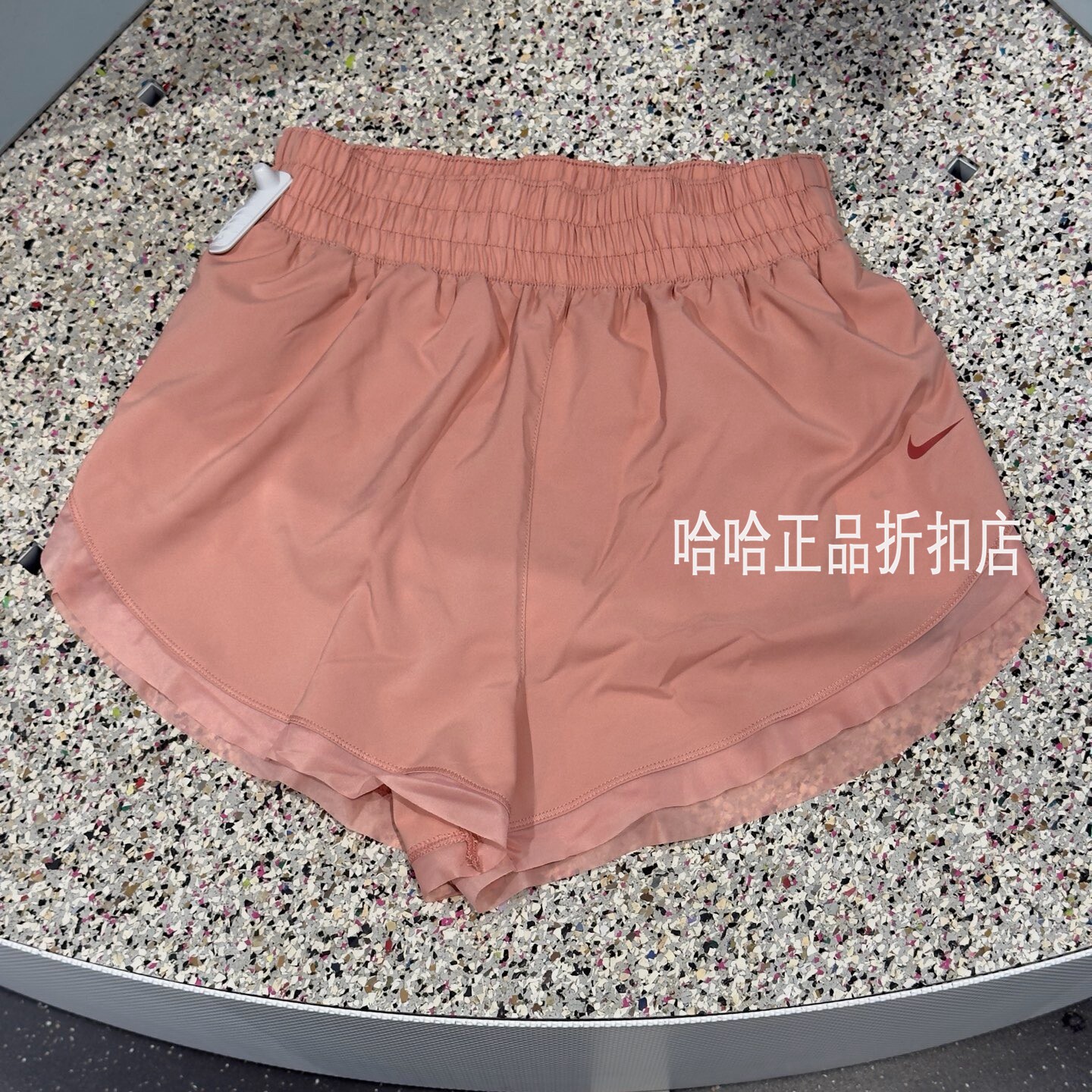 Nike耐克女子跑步休闲运动训练健身亲肤透气带内衬速干短裤HV3504