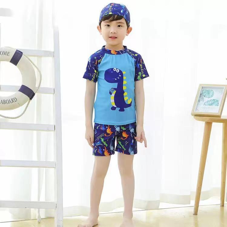 儿童泳衣男孩女孩分体游泳衣泳裤套装中小童学生男女童游泳装备