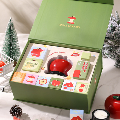 高级感苹果香薰蜡烛伴手礼套装礼盒氛围感ins香氛陶瓷摆件candle