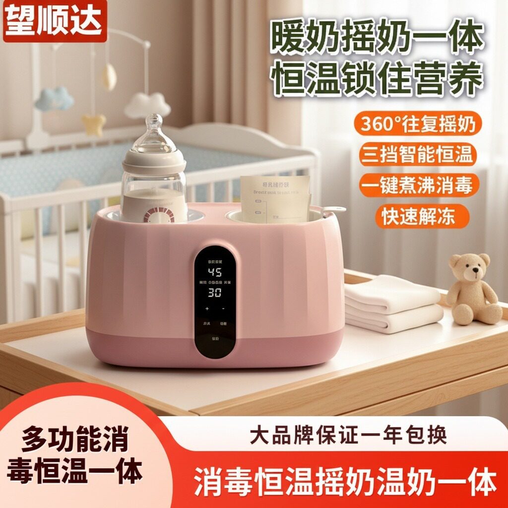 智能快速暖奶温奶器消毒器二合一热奶器宝宝母乳奶瓶加热恒温自动