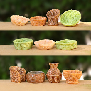 迷你仿真复古劳动工具潮玩盲盒微景观DIY造景微缩模型装饰品摆件