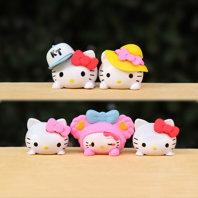 趴趴KT系列潮玩盲盒可爱卡通摆件