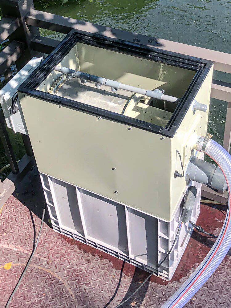 渔盟转鼓微滤机水产养殖智能自动排污双系统家用鱼池过滤器微滤机