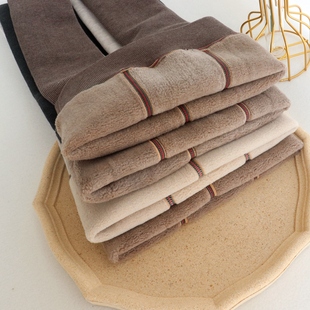 女童打底裤秋冬加绒加厚儿童连裤袜踩脚保暖裤外穿女孩舞蹈竖条纹