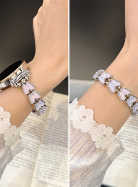 Gazk适用华为gt6表带gt5手表gt4表带watch5蝴蝶弹力绳watchgt5pro金属gt3女款夏季watch4/3女士gt2专用gt腕表