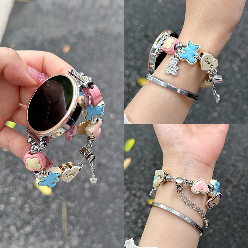 卡通可爱华为gt4表带gt5夏季手链
