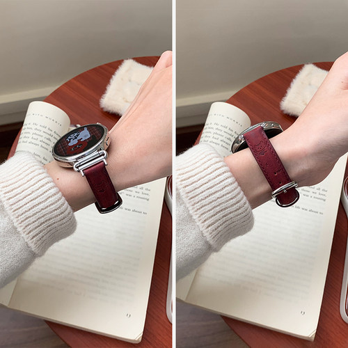 卡通小猫爱心适用华为GT6表带GT5