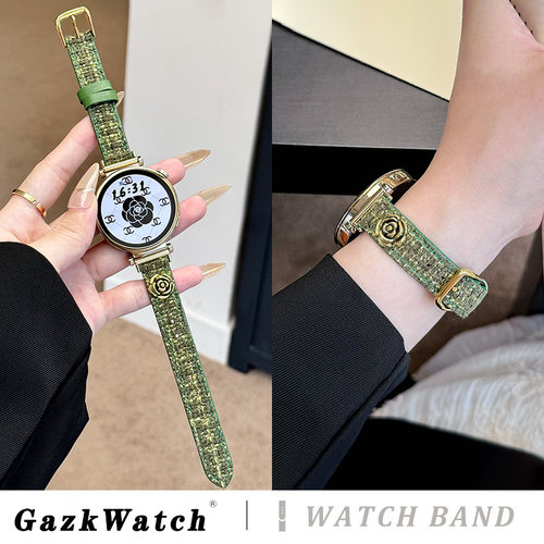 秋冬款山茶花GT6/GT5真皮GT4表带