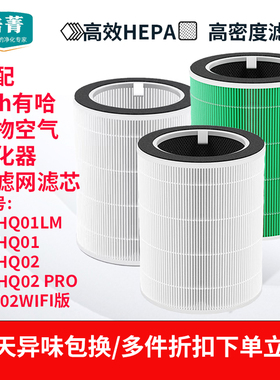适配uah有哈宠物空气净化器UJHQ01滤网UJHQ02PRO滤芯WIFI版初效棉
