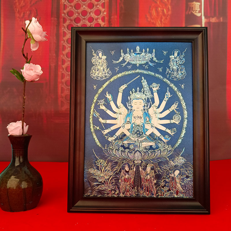 准提摆件紫禧迎祥千手观音