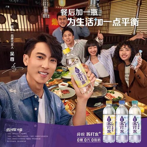 可口可乐纯悦无汽苏打水