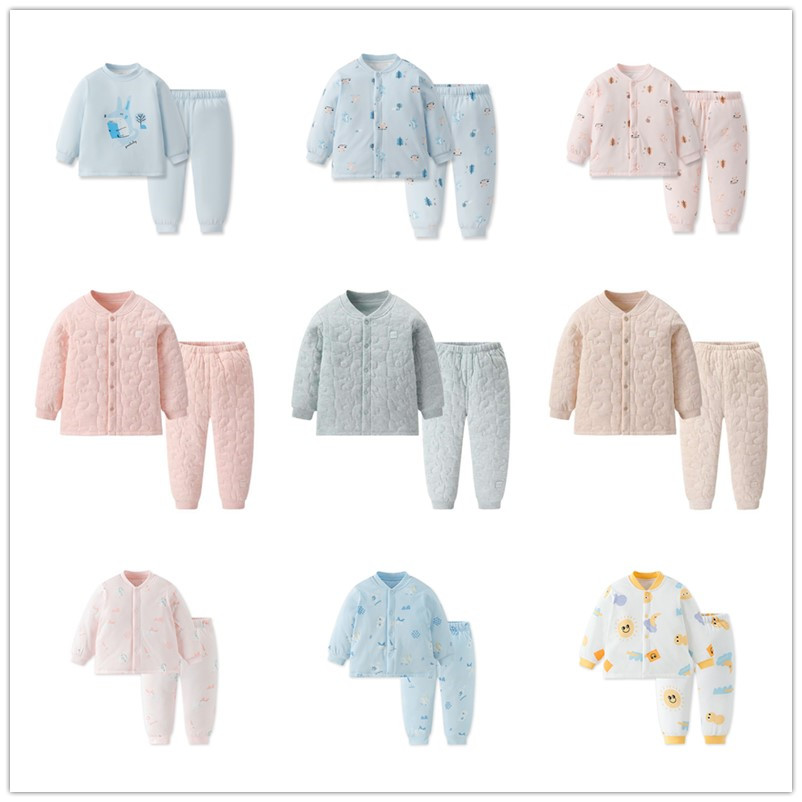 好孩子冬季男童夹棉套装女童棉服