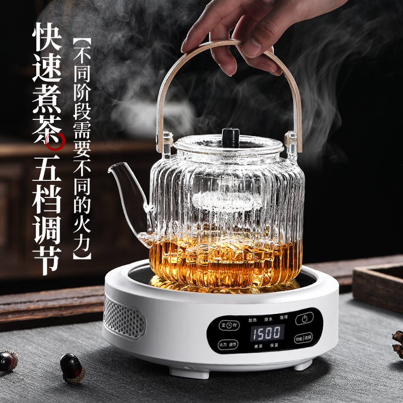 大功率智能定时保温电陶炉煮茶壶