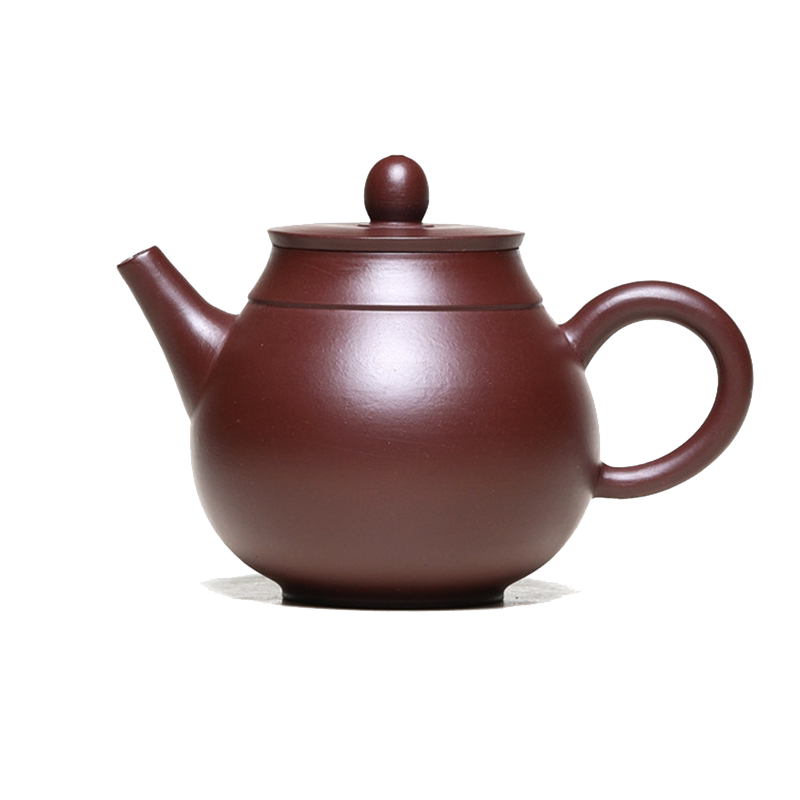 宜兴原矿紫朱泥名家手工制作紫砂壶平盖莲子家用功夫茶具泡茶茶壶