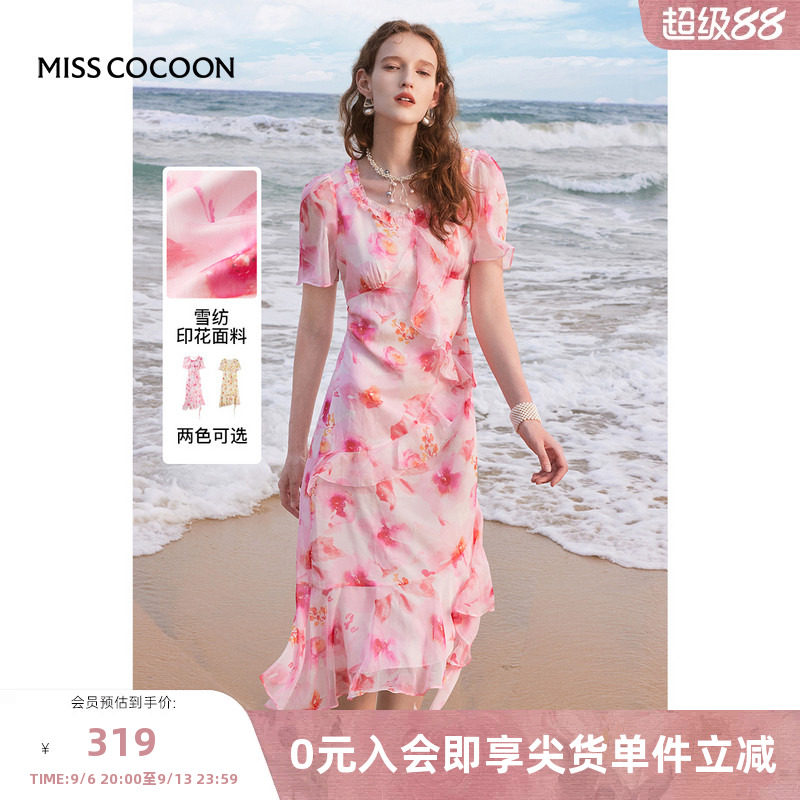 MISSCOCOON【雀翎夏梦连衣裙
