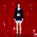 REVAN芮范樱桃系列学院风格 连衣裙RM91101320 纹毛衫