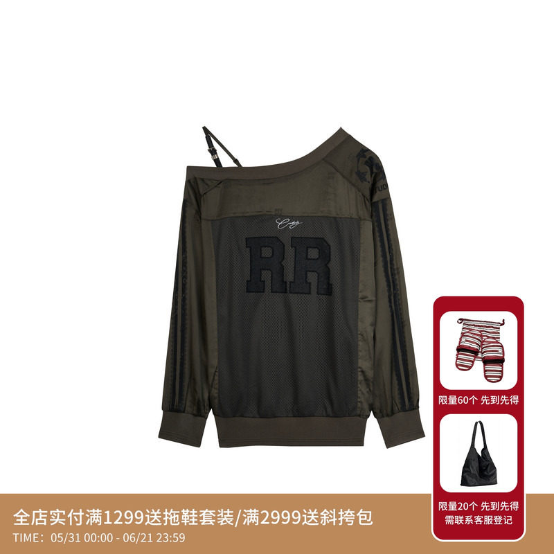 REVAN芮范设计师款球场芭蕾风露肩单衣RL10801051