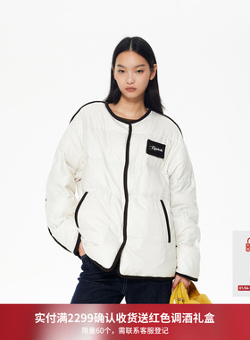 REVAN芮范设计师款趣味双面穿中长羽绒服RL90502192